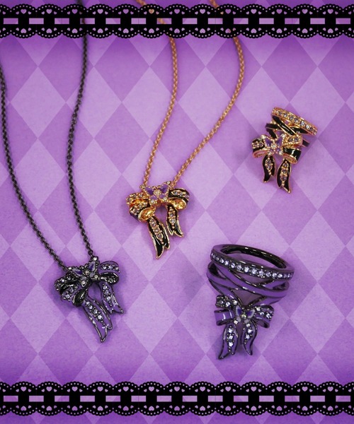 ANNA SUI(アナスイ)の「リボンモチーフ リング(リング・レディース・ブラック・L/M/LL)」の5枚目の写真