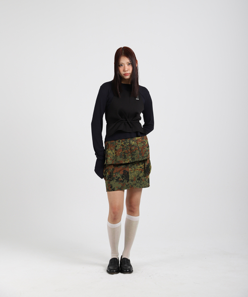 COTTONREBIRTHCLUB(コットンリバースクラブ)の「カーゴスカート(カモフラージュ)(スカート・レディース・その他・SMALL/MEDIUM)」の1枚目の写真