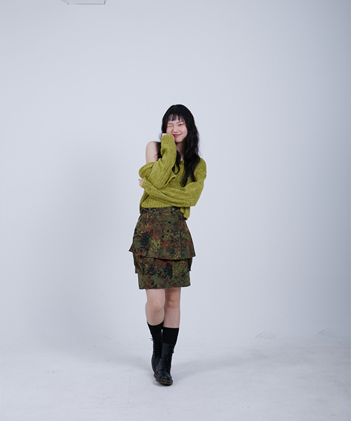 COTTONREBIRTHCLUB(コットンリバースクラブ)の「カーゴスカート(カモフラージュ)(スカート・レディース・その他・SMALL/MEDIUM)」の3枚目の写真