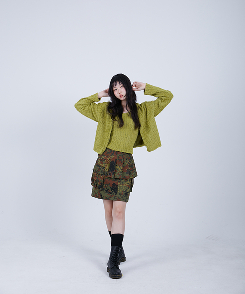 COTTONREBIRTHCLUB(コットンリバースクラブ)の「カーゴスカート(カモフラージュ)(スカート・レディース・その他・SMALL/MEDIUM)」の4枚目の写真