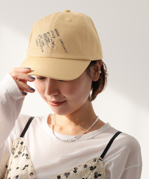 LY（エルワイ）の「［26SS新作］【LY / エルワイ】レターキャップ（キャップ・レディース・グレー/ベージュ/サックスブルー・FREE）」の2枚目の写真