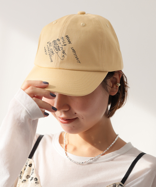 LY（エルワイ）の「［26SS新作］【LY / エルワイ】レターキャップ（キャップ・レディース・グレー/ベージュ/サックスブルー・FREE）」の5枚目の写真