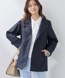 INDIVI | 【撥水/軽量】ミドル丈 ミニマルトレンチコート(トレンチコート)