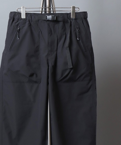 ANPAS（アンパス）の「Wide Leg Stretch Ripstop Climbing Pants /速乾リップストップ ワイドクライミングパンツ ストレッチ イージーパンツ メンズ レディース ボトムス アウトドア（その他パンツ・メンズ・ブラック/カーキ・M/L/XL）」の3枚目の写真