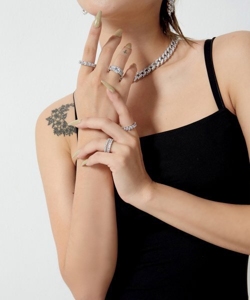 RAINDROP JEWELRY（レインドロップジュエリー）の「レインドロップ 2.5MM ブリリアントエタニティリング（リング・レディース・その他・11号/13号/17号/19号/15号）」の4枚目の写真