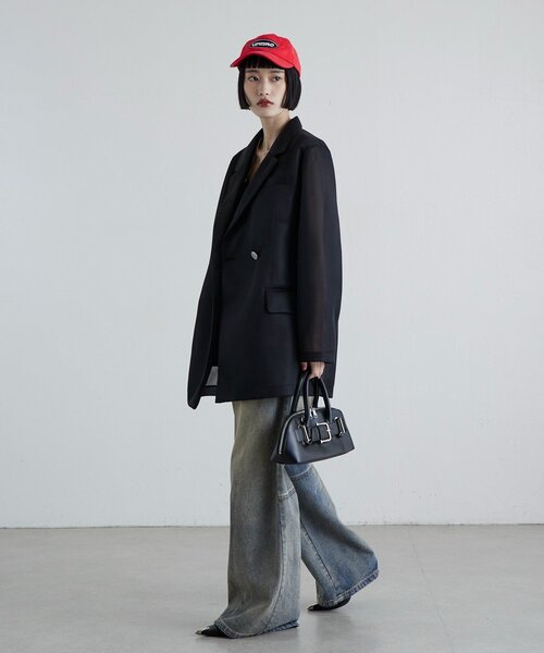 Lui's（ルイス）の「2WAYショルダーベルトバッグ（ショルダーバッグ・レディース・オフホワイト/ブラック・FREE）」の21枚目の写真