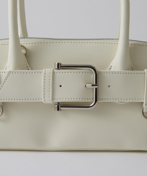 Lui's（ルイス）の「2WAYショルダーベルトバッグ（ショルダーバッグ・レディース・オフホワイト/ブラック・FREE）」の12枚目の写真