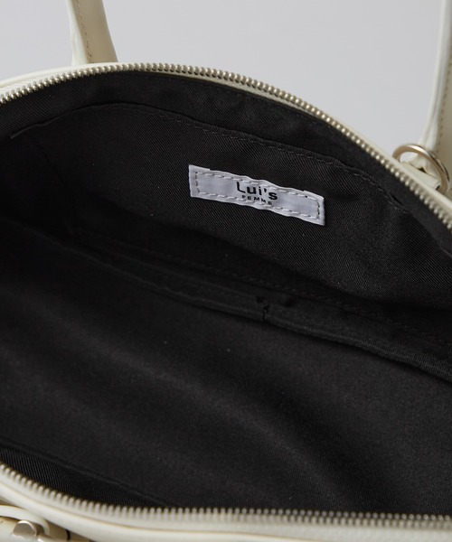 Lui's（ルイス）の「2WAYショルダーベルトバッグ（ショルダーバッグ・レディース・オフホワイト/ブラック・FREE）」の9枚目の写真