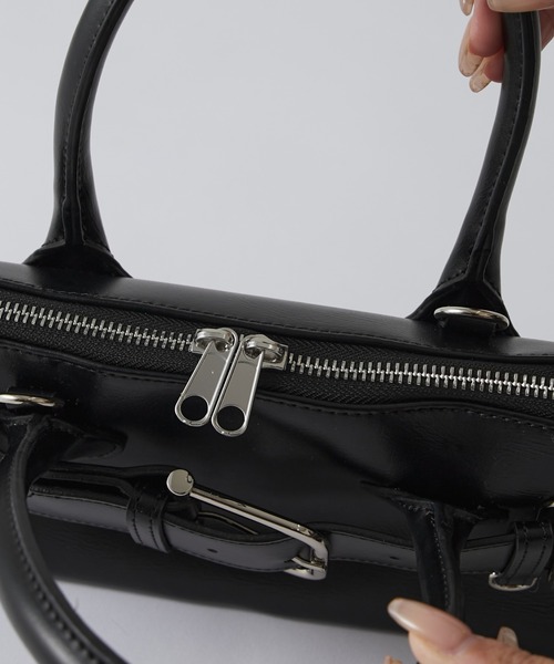 Lui's（ルイス）の「2WAYショルダーベルトバッグ（ショルダーバッグ・レディース・オフホワイト/ブラック・FREE）」の7枚目の写真