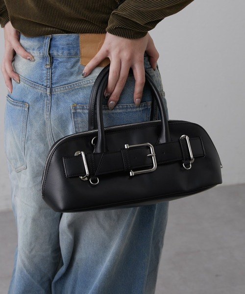 Lui's（ルイス）の「2WAYショルダーベルトバッグ（ショルダーバッグ・レディース・オフホワイト/ブラック・FREE）」の3枚目の写真