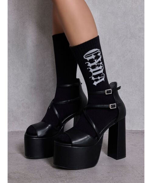 GYDA（ジェイダ）の「GD bijou MOLDベルトサンダル（サンダル・レディース・オフホワイト/ブラック・SMALL/MEDIUM/LARGE）」の11枚目の写真