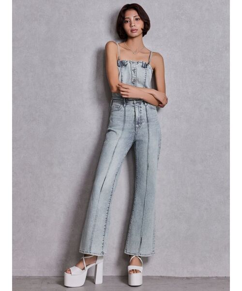 GYDA（ジェイダ）の「GD bijou MOLDベルトサンダル（サンダル・レディース・ブラック/オフホワイト・LARGE/MEDIUM/SMALL）」の5枚目の写真