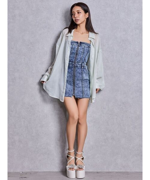 GYDA（ジェイダ）の「GD bijou MOLDベルトサンダル（サンダル・レディース・ブラック/オフホワイト・LARGE/MEDIUM/SMALL）」の7枚目の写真