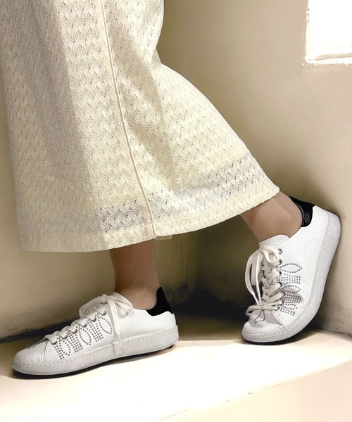 ASH（アッシュ）の「ASH/アッシュ【STAR STUDS】スタッズローカットスニーカー フラットソール 2cmヒール（スニーカー・レディース・ホワイト×レッド/ホワイト×ブラック・37/36/40/39/38/35）」の6枚目の写真