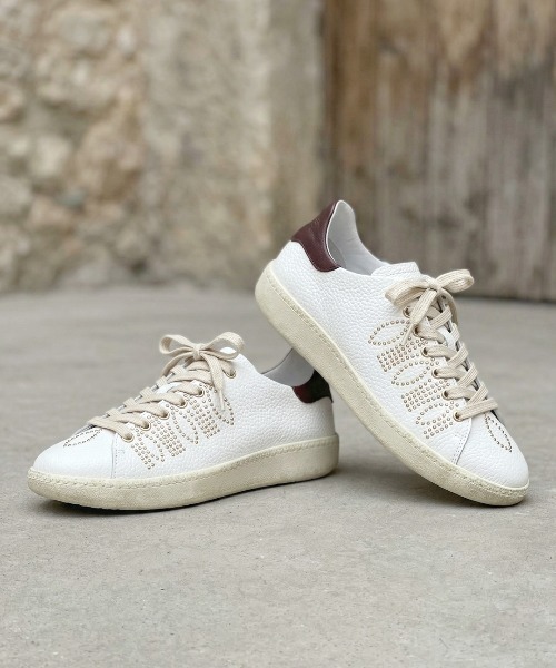 ASH（アッシュ）の「アッシュ【STAR STUDS】スタッズローカットスニーカー ウエスタン フラットソール 2cmヒール（スニーカー・レディース・ホワイト×レッド/ホワイト×ブラック・37/36/40/39/38/35）」の17枚目の写真