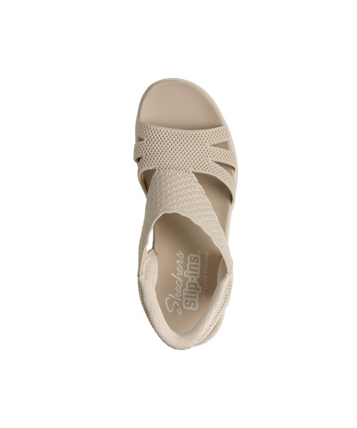 SKECHERS(スケッチャーズ)の「パラレル ライト サマー インバイト(サンダル・レディース・ブラック/モカ/ピンクベージュ/ナチュラル・23cm/24cm/25cm)」の13枚目の写真