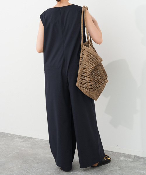 Spick & Span（スピックアンドスパン）の「スリーブレスオールインワン（つなぎ/オールインワン・レディース・チャコールグレー・38）」の13枚目の写真