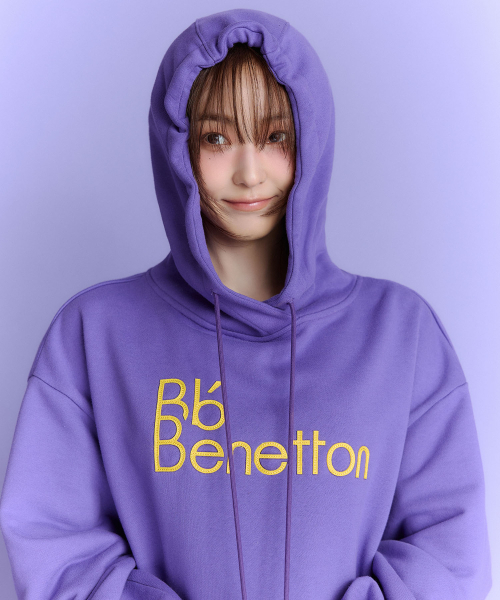 Bb' BENETTON(ビーフラットベネトン)の「ビビタイポフード(PurPle)(パーカー・レディース・その他・L/M)」の2枚目の写真