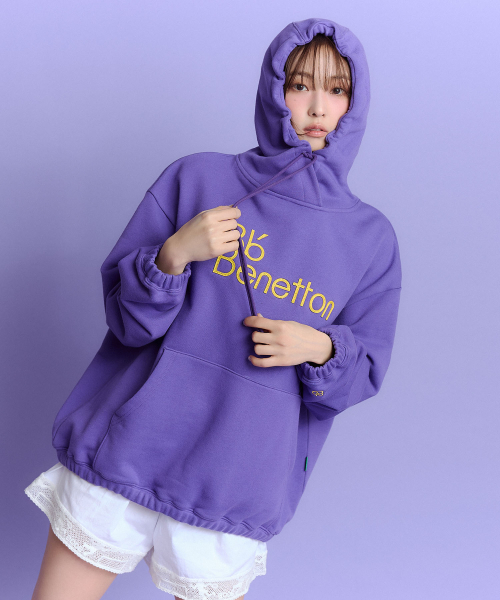 Bb' BENETTON(ビーフラットベネトン)の「ビビタイポフード(PurPle)(パーカー・レディース・その他・L/M)」の3枚目の写真