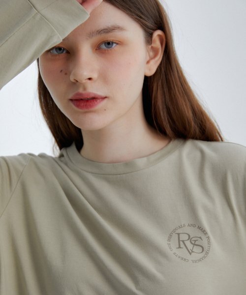 RAVEROUS(レイバーロス)の「RVS オーバーサイズTシャツ カーキ(Tシャツ/カットソー・レディース・その他・1)」の4枚目の写真
