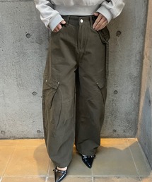 ワイドカーゴカーブパンツ