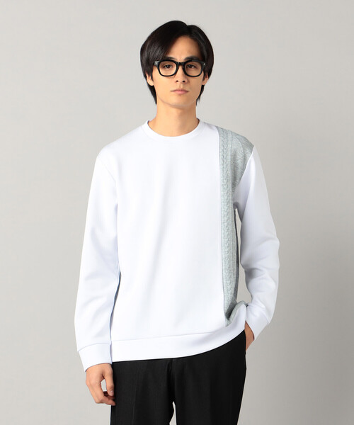 セール】柄切り替えデザイン ロングスリーブ（Tシャツ/カットソー