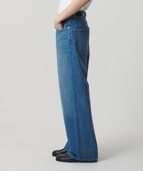 MONKEY TIME(モンキータイム)の「ネップ デニム バギー パンツ(デニムパンツ・メンズ・コバルトブルー・S/M/L)」の4枚目の写真