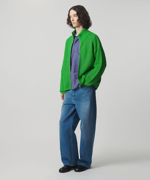 MONKEY TIME(モンキータイム)の「ネップ デニム バギー パンツ(デニムパンツ・メンズ・コバルトブルー・S/M/L)」の16枚目の写真