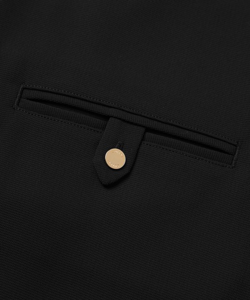 CULLNI（クルニ）の「Dry Stretch Cloth Button-Tab Pocket Zip Up Shirt（シャツ/ブラウス・メンズ・ネイビー/ブラウン/ブラック・2/1/0）」の13枚目の写真