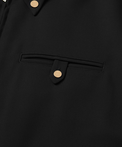 CULLNI（クルニ）の「Dry Stretch Cloth Button-Tab Pocket Zip Up Shirt（シャツ/ブラウス・メンズ・ネイビー/ブラウン/ブラック・2/1/0）」の15枚目の写真