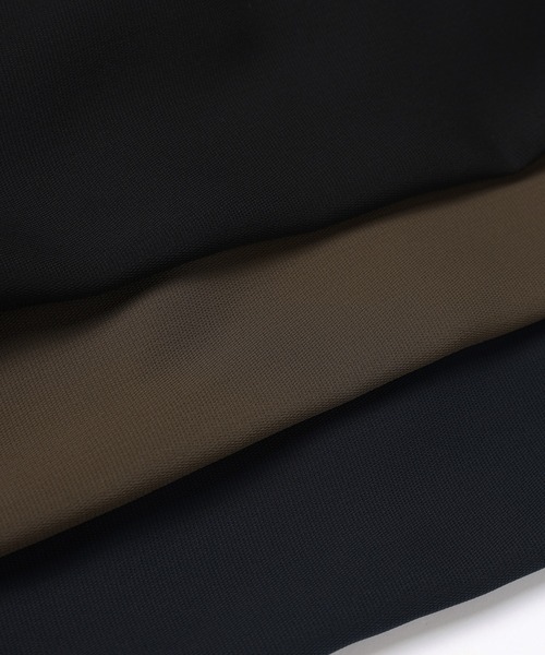 CULLNI（クルニ）の「Dry Stretch Cloth Button-Tab Pocket Zip Up Shirt（シャツ/ブラウス・メンズ・ネイビー/ブラウン/ブラック・2/1/0）」の21枚目の写真