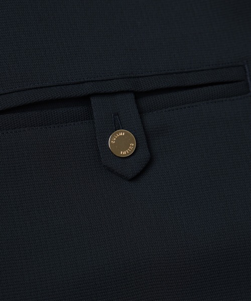 CULLNI（クルニ）の「Dry Stretch Cloth Button-Tab Pocket Zip Up Shirt（シャツ/ブラウス・メンズ・ネイビー/ブラウン/ブラック・2/1/0）」の18枚目の写真