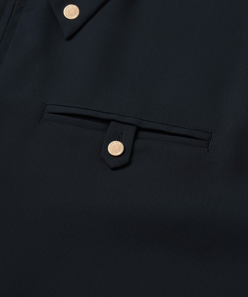 CULLNI（クルニ）の「Dry Stretch Cloth Button-Tab Pocket Zip Up Shirt（シャツ/ブラウス・メンズ・ネイビー/ブラウン/ブラック・2/1/0）」の20枚目の写真