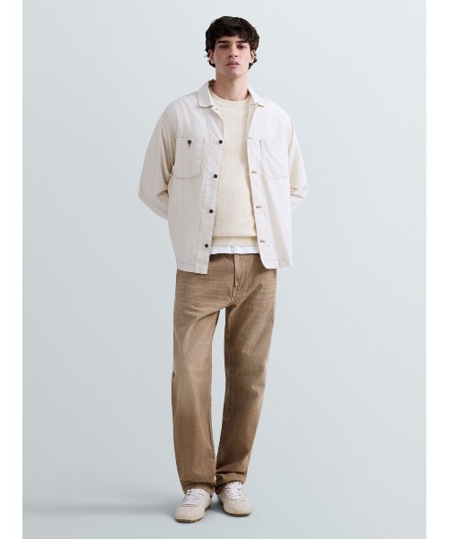 REPLAY(リプレイ)の「デニムオーバーシャツ(セットアップ)(デニムジャケット・メンズ・アイボリー・MEDIUM/SMALL/X-LARGE/LARGE)」の2枚目の写真