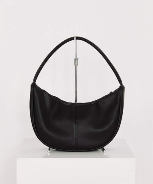 arholiday.standard(エーアールホリデースタンダード)の「one-handle curved shoulder bag / ワンハンドルカーブショルダーバッグ(ショルダーバッグ・レディース・ブラウン/ブラック・FREE)」の3枚目の写真