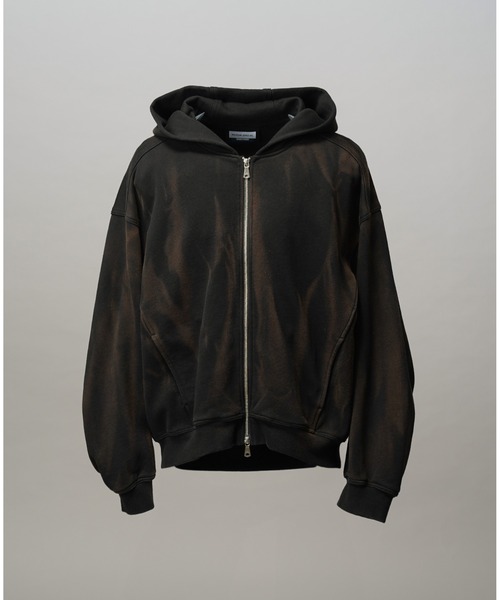 MAISON SPECIAL(メゾンスペシャル)の「《UNISEX》Sun-fade Prime-Over Sweat Zip Hoodie/サンフェードプライムオーバースウェットZIPパーカー【MAISON SPECIAL/メゾンスペシャル】■セットアップ対応■(パーカー・メンズ・ブラック/バーガンディー/ネイビー・0/1/2)」の21枚目の写真