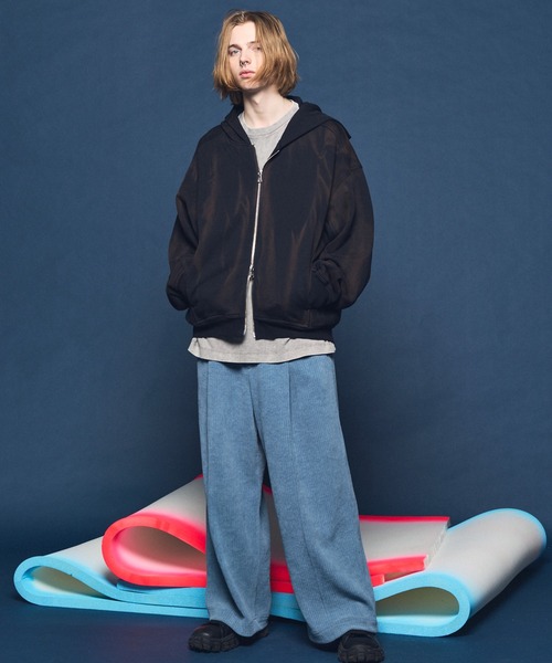 UNISEX》Sun-fade Prime-Over Sweat Zip Hoodie/サンフェードプライム