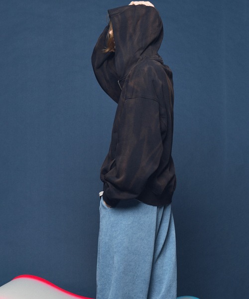 UNISEX》Sun-fade Prime-Over Sweat Zip Hoodie/サンフェードプライム UNISEX》Sun-fade Prime-Over Sweat Zip Hoodie/サンフェードプライム