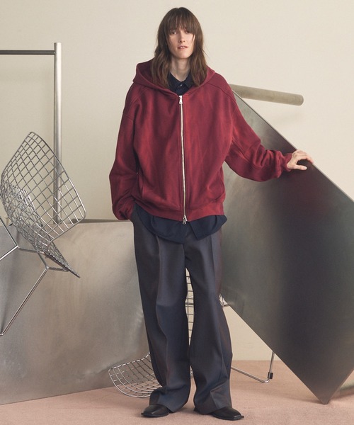 UNISEX》Sun-fade Prime-Over Sweat Zip Hoodie/サンフェードプライム