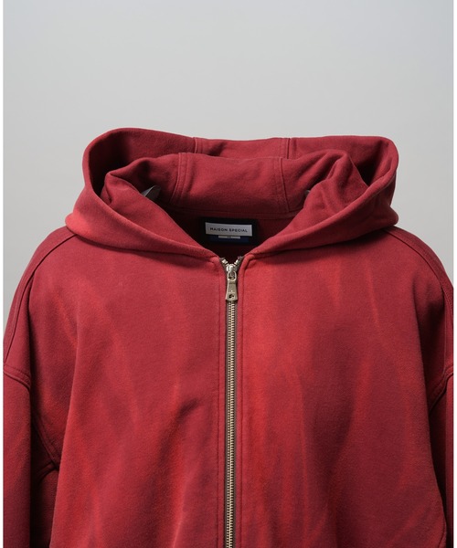 UNISEX》Sun-fade Prime-Over Sweat Zip Hoodie/サンフェードプライム