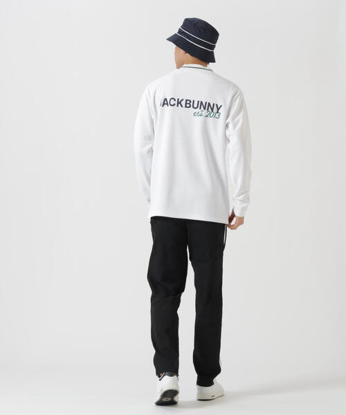 Jack Bunny!!（ジャックバニー）の「【Jack Bunny!!】Octaダブルカノコ長袖モックネック（Tシャツ/カットソー・メンズ・ネイビー/ホワイト/グリーン・MEDIUM/LARGE/X-LARGE）」の5枚目の写真