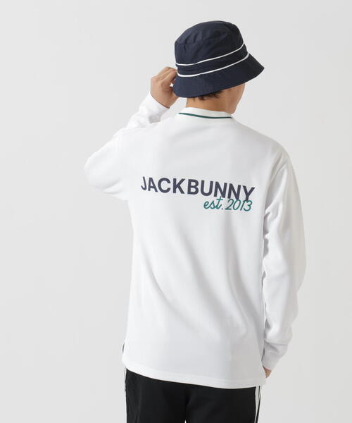 Jack Bunny!!（ジャックバニー）の「【Jack Bunny!!】Octaダブルカノコ長袖モックネック（Tシャツ/カットソー・メンズ・ネイビー/ホワイト/グリーン・MEDIUM/LARGE/X-LARGE）」の8枚目の写真