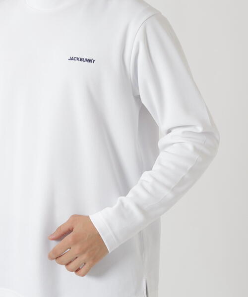 Jack Bunny!!（ジャックバニー）の「【Jack Bunny!!】Octaダブルカノコ長袖モックネック（Tシャツ/カットソー・メンズ・ネイビー/ホワイト/グリーン・MEDIUM/LARGE/X-LARGE）」の10枚目の写真