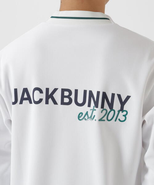 Jack Bunny!!（ジャックバニー）の「【Jack Bunny!!】Octaダブルカノコ長袖モックネック（Tシャツ/カットソー・メンズ・ネイビー/ホワイト/グリーン・MEDIUM/LARGE/X-LARGE）」の12枚目の写真