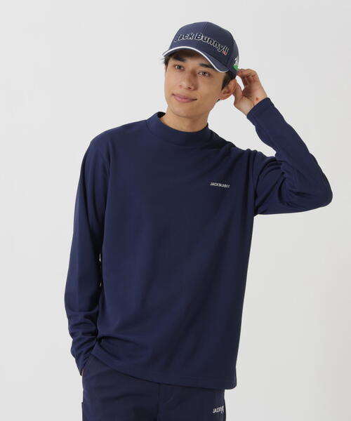 Jack Bunny!!（ジャックバニー）の「【Jack Bunny!!】Octaダブルカノコ長袖モックネック（Tシャツ/カットソー・メンズ・ネイビー/ホワイト/グリーン・MEDIUM/LARGE/X-LARGE）」の16枚目の写真