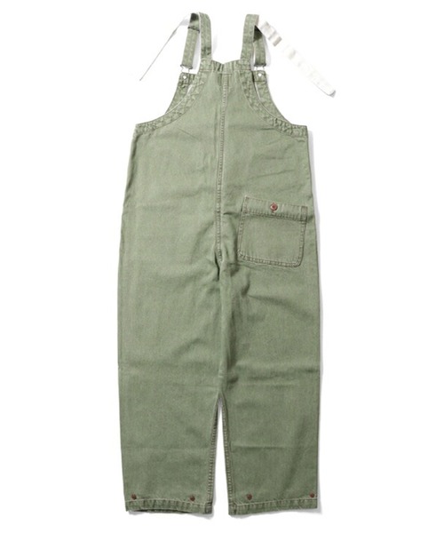 HOUSTON（ヒューストン）の「HOUSTON 11ozデニムデッキパンツ（サロペット/オーバーオール・レディース・ブラック系その他・0）」の3枚目の写真