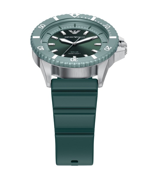 EMPORIO ARMANI(エンポリオアルマーニ)の「エンポリオ・アルマーニ 腕時計 メンズ アナログ シリコン AR11786(アナログ腕時計・メンズ・グリーン・FREE)」の8枚目の写真