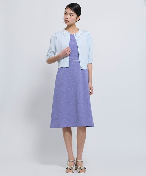 TOCCA（トッカ）の「MOONLIT MUSE SHORTSLEEVE カーディガン（カーディガン/ボレロ・レディース・ピンク系/グリーン系/スカイブルー系・SMALL/MEDIUM）」の9枚目の写真