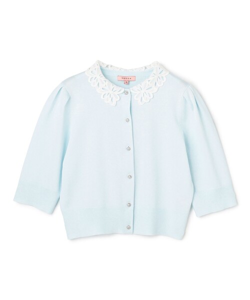 TOCCA（トッカ）の「MOONLIT MUSE SHORTSLEEVE カーディガン（カーディガン/ボレロ・レディース・ピンク系/グリーン系/スカイブルー系・SMALL/MEDIUM）」の12枚目の写真