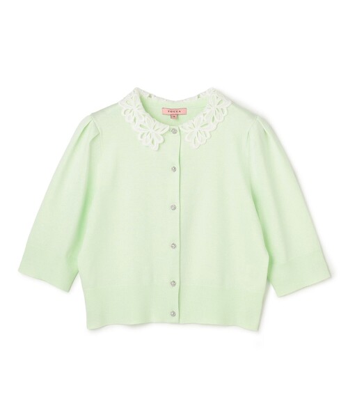 TOCCA（トッカ）の「MOONLIT MUSE SHORTSLEEVE カーディガン（カーディガン/ボレロ・レディース・ピンク系/グリーン系/スカイブルー系・SMALL/MEDIUM）」の14枚目の写真